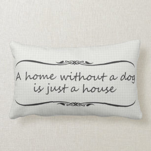 Rectangle Une maison sans coussin de chien