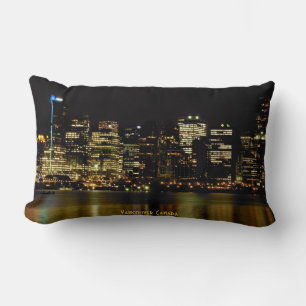 Rectangle Vancouver Souvenir Coussin Vancouver Skyline Cadea