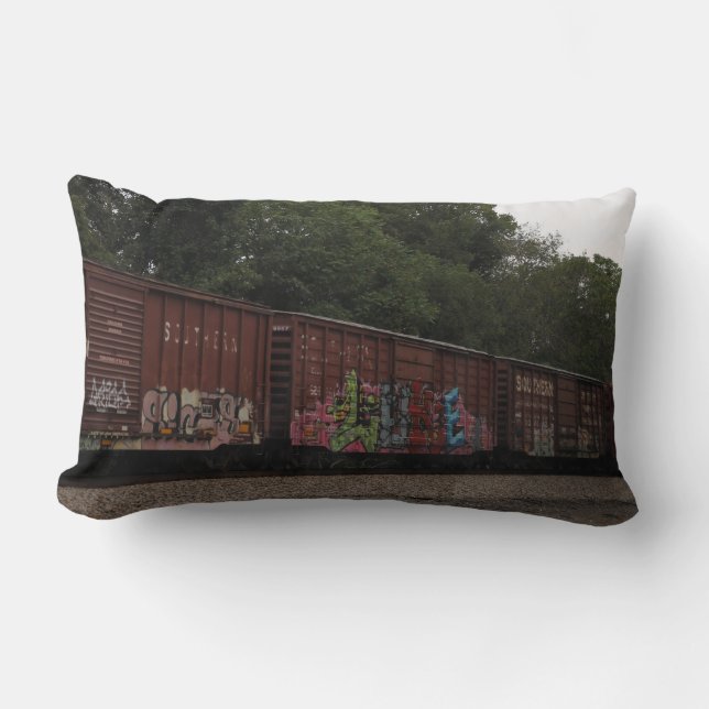 Rectangle Vieux Coussin de wagons-citernes du Sud (Recto)