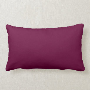 Rectangle Vin solide coussin violet de couleur claire