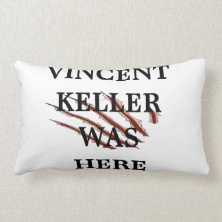 Rectangle Vincent était ici coussin