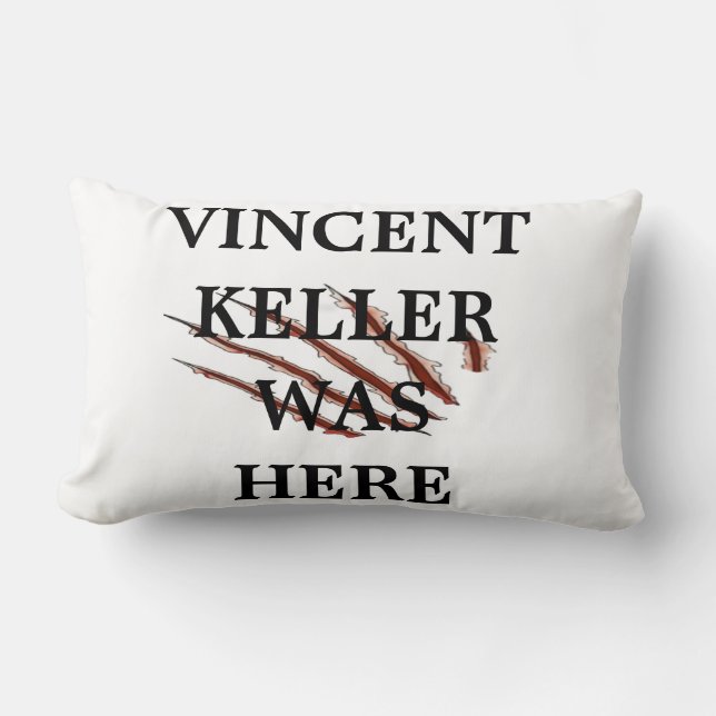 Rectangle Vincent était ici coussin (Recto)