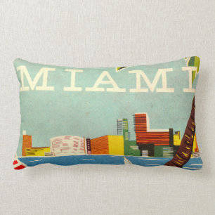 Rectangle Vintage Miami Lumbar Coussin