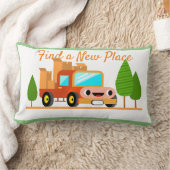 Rectangle Voiture simple Roue Petit Coussin Lumbar (Couverture)