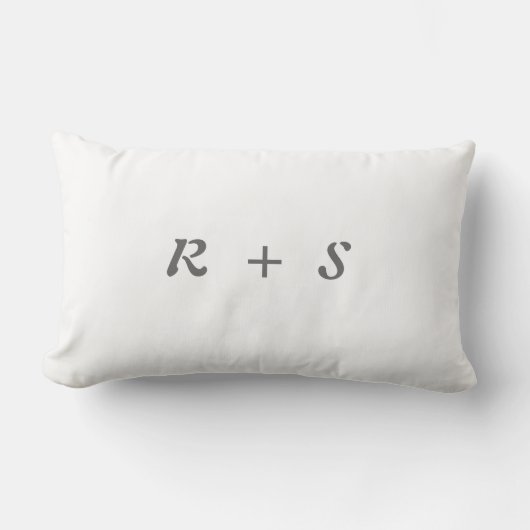 Rectangle Votre coussin de MoJo d'Américain d'initiales (Recto)