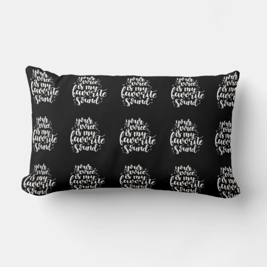 RECTANGLE ***VOTRE VOIX EST MON SON FAVORIT*** COUSSIN (Recto)