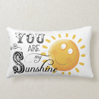 Rectangle Vous êtes mon coussin lombaire de soleil