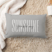 Rectangle Vous êtes mon coussin lombaire de SOLEIL (Couverture)