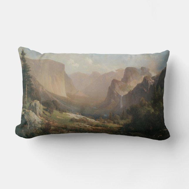 Rectangle Vue de coussin lombaire de vallée de Yosemite (Recto)