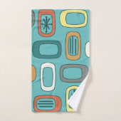 Rectangles arrondies MCM du milieu du siècle Aquam (Serviette à main)