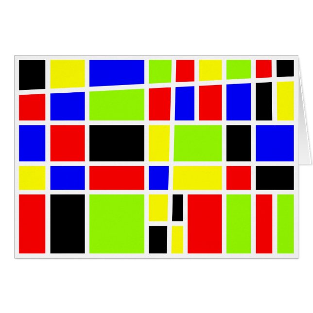 Rectangles colorées (Devant horizontal)