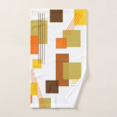 Rectangles et lignes Abstraites (Serviette à main)