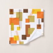 Rectangles et lignes Abstraites (Gant de toilette)