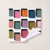Rectangles et ombres (Gant de toilette)