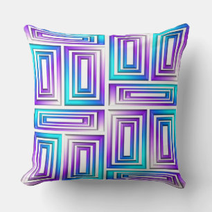 rectangles géométriques coussin