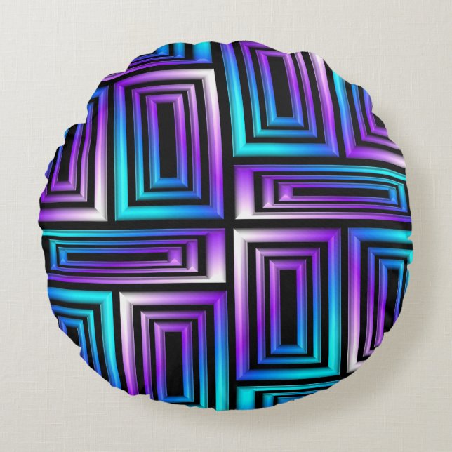 rectangles géométriques coussin (Devant)