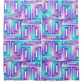 rectangles géométriques rideau de douche (Devant)