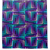 rectangles géométriques rideau de douche (Devant)