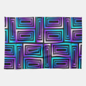 rectangles géométriques serviette de cuisine (Horizontal)