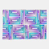 rectangles géométriques serviette de cuisine (Horizontal)