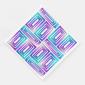 rectangles géométriques serviettes en papier (Coin)