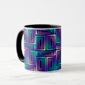 rectangles géométriques tasse de café (Devant gauche)