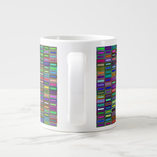 Rectangles imbriquées Mug 20 oz (Dos)