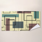 Rectangles modernes du milieu du siècle (Serviette de bain)