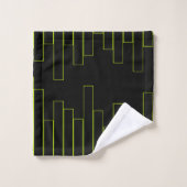 Rectangles verte et noire de chaux (Gant de toilette)