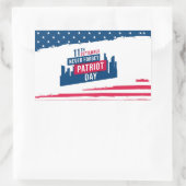 Rectangulaire 11 septembre, Sticker (Sac)