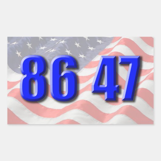 Rectangulaire 96 47 Sticker (Devant)