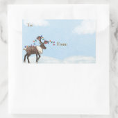 Rectangulaire Alaska Wildlife Holiday Sticker (Sac)