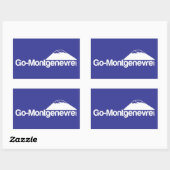 Rectangulaire Aller Sticker Montgenevre (Feuille)