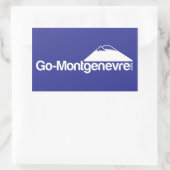 Rectangulaire Aller Sticker Montgenevre (Sac)