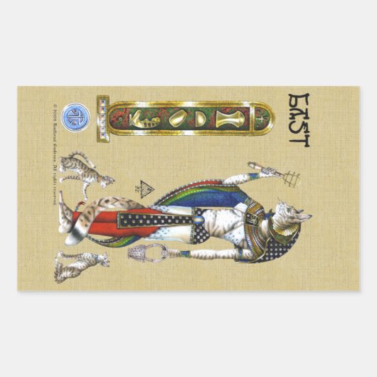 Rectangulaire Bast Rectangle Sticker (Devant)