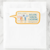 Rectangulaire Bâtir Sticker de salles de classe de réflexion (Sac)