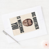 Rectangulaire Big Brother regarde Sticker (Enveloppe)