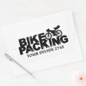Rectangulaire Bikepacking : Sticker Tour Divide (Enveloppe)