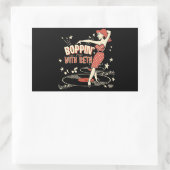 Rectangulaire Boppin' With Beth sticker (Sac)