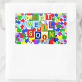 Rectangulaire BOUTTONS ~ Obtenir un bon Sticker (Sac)