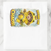 Rectangulaire Bring on the Chaos Sticker Cute Dino (Sac)