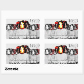 Rectangulaire BSOFD Unité Ov Lonely Sticker (Feuille)