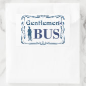 RECTANGULAIRE BUS STICKER DE GENTLEMEN (Sac)