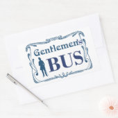 RECTANGULAIRE BUS STICKER DE GENTLEMEN (Enveloppe)