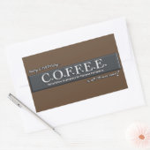 Rectangulaire C.O.F.E.E. Sticker Art Christian Heart Acronyme (Enveloppe)