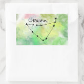 Rectangulaire Capricorn Star Baby Sticker (Sac)