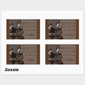 Rectangulaire Ce Sticker à vapeur (Feuille)