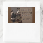 Rectangulaire Ce Sticker à vapeur (Sac)