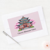 Rectangulaire Cherry Blossom Vibes Sakura Sticker Pack Rectangle (Enveloppe)
