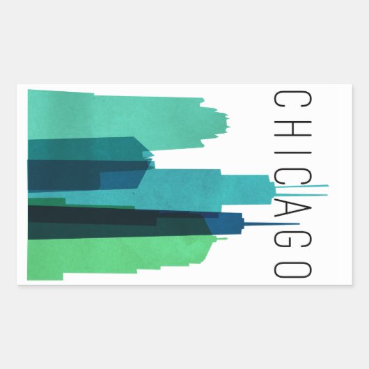 RECTANGULAIRE CHICAGO STICKER (Devant)